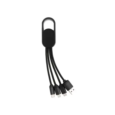 4-in-1 cable with carabiner clip - Immagine 3