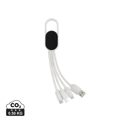 4-in-1 cable with carabiner clip - Immagine 11