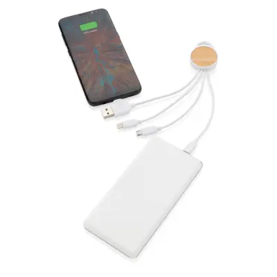 Cavo rotondo Ontario 6 in 1 in plastica riciclata RCS - Immagine 5
