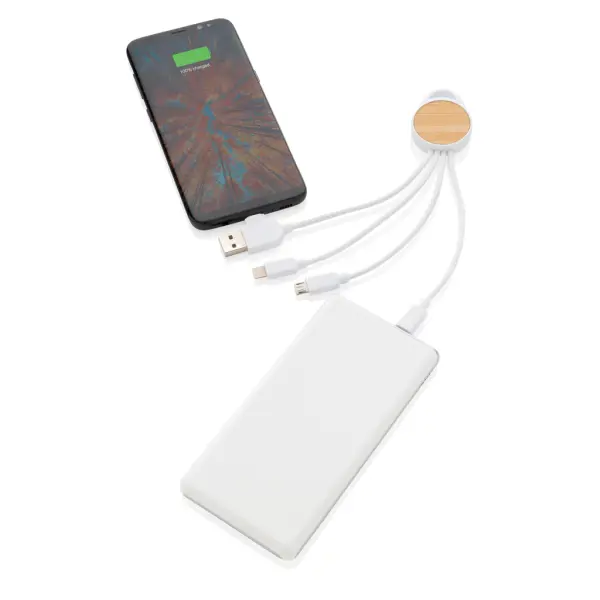 Cavo rotondo Ontario 6 in 1 in plastica riciclata RCS - Immagine 5