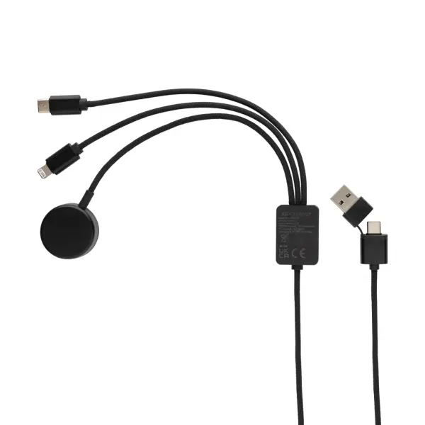 Cavo di ricarica Terra 6-in-1 in rPET RCS carica orologio - Immagine 7