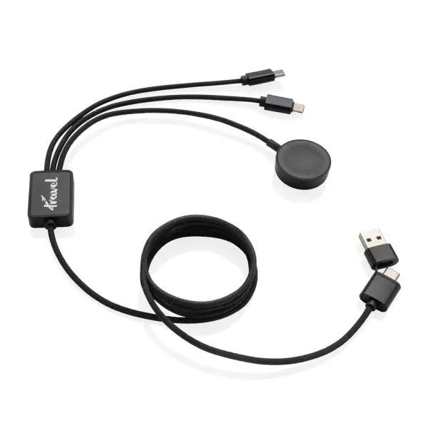 Cavo di ricarica Terra 6-in-1 in rPET RCS carica orologio - Immagine 10