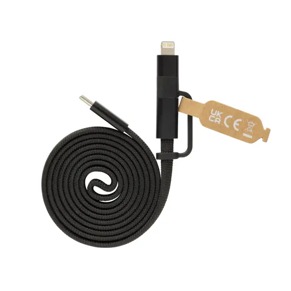 Cavo magnetico 2in1 ARC ultra fine da 60W con stampa - Immagine 4