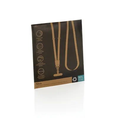 Cordino/tracolla NIVO in rPET RCS con stampa del tuo logo - Immagine 19