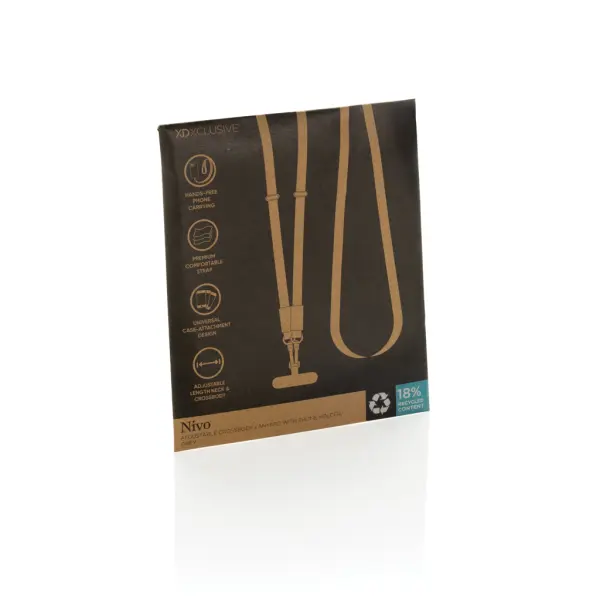 Cordino/tracolla NIVO in rPET RCS con stampa del tuo logo - Immagine 19