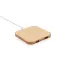 Bamboo 5W wireless charger with USB - Anteprima 1