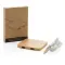 Bamboo 5W wireless charger with USB - Anteprima 4