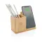 Caricatore wireless 10W Calgary in bambù - Anteprima 7