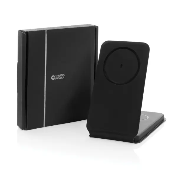 Caricatore wireless 3 in 1 15W Swiss Peak in rPlastica - Immagine 4