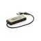 Hub USB doppio input Link in plastica e bambù riciclati - Anteprima 3
