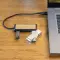 Hub USB doppio input Link in plastica e bambù riciclati - Anteprima 4