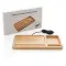 Organizer da scrivania in bambù con caricatore wireless 5W - Anteprima 7