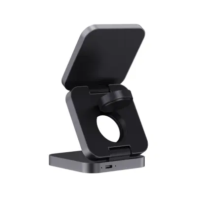 Caricatore pieghevole 15W 3in1 Terra in alluminio riciclato - Immagine 7