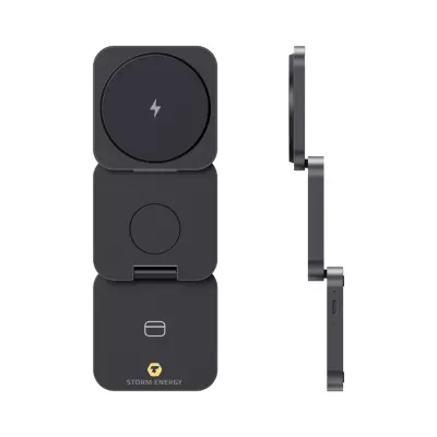 Caricatore pieghevole 15W 3in1 Terra in alluminio riciclato - Immagine 9