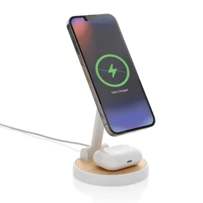 Ontario RCS rplastic 15W magnetic charging 2 in 1 stand - Immagine 2