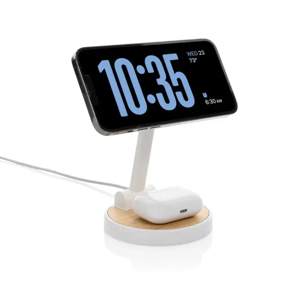 Ontario RCS rplastic 15W magnetic charging 2 in 1 stand - Immagine 4