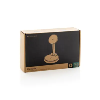 Ontario RCS rplastic 15W magnetic charging 2 in 1 stand - Immagine 6