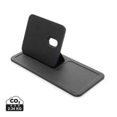 Base di ricarica wireless 3 in 1 Swiss Peak in rPU RCS