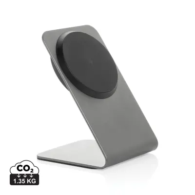 Supporto magnetico Terra con ricarica 15W in rAlluminio