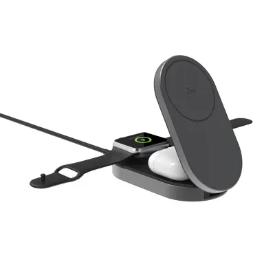 Caricatore wireless pieghevole ultra veloce Quantum 3in1 - Immagine 5
