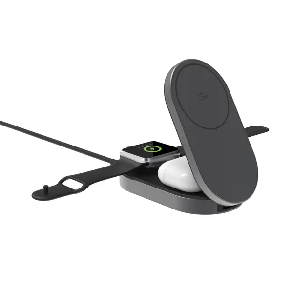 Caricatore wireless pieghevole ultra veloce Quantum 3in1 - Immagine 5