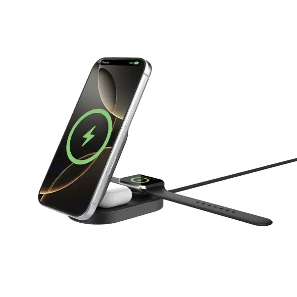 Caricatore wireless pieghevole ultra veloce Quantum 3in1 - Immagine 7