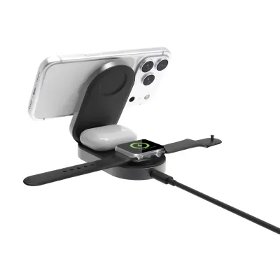 Caricatore wireless pieghevole ultra veloce Quantum 3in1 - Immagine 6
