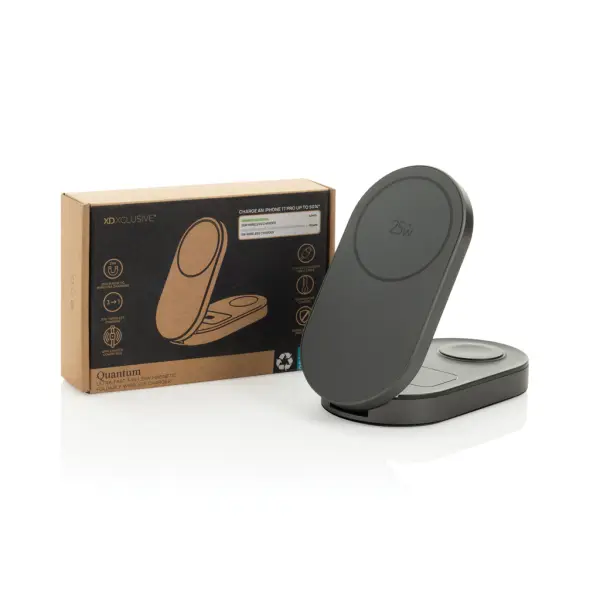 Caricatore wireless pieghevole ultra veloce Quantum 3in1 - Immagine 4