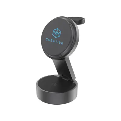 Caricatore wireless 3 in 1 ULTRAVELOCE 25W RCS con stampa logo - Immagine 8