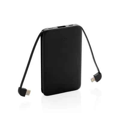 5.000 mAh Pocket Powerbank with integrated cables - Immagine 2