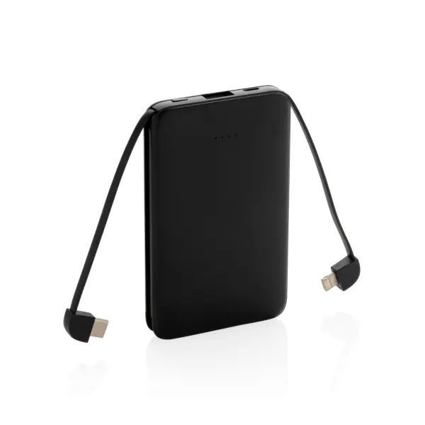 5.000 mAh Pocket Powerbank with integrated cables - Immagine 2