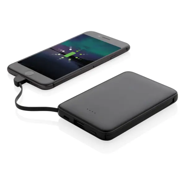 5.000 mAh Pocket Powerbank with integrated cables - Immagine 3
