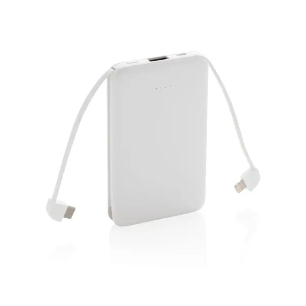 5.000 mAh Pocket Powerbank with integrated cables - Immagine 11