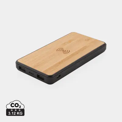 Powerbank wireless da 8.000 mAh in plastica riciclata RCS - Immagine 1