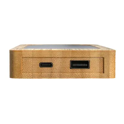 Sunwick 10.000 mAh Bamboo solar powerbank - Immagine 4