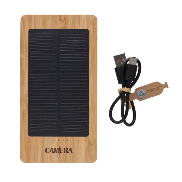 Sunwick 10.000 mAh Bamboo solar powerbank - Immagine 7