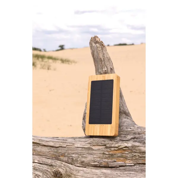 Sunwick 10.000 mAh Bamboo solar powerbank - Immagine 8
