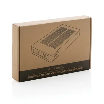 Sunwick 10.000 mAh Bamboo solar powerbank - Immagine 6