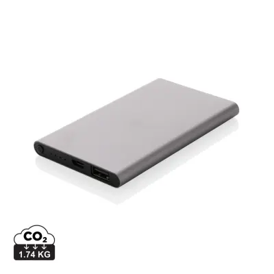 Powerbank da 4000 mAh in pla/alu riciclati RCS con Type-C