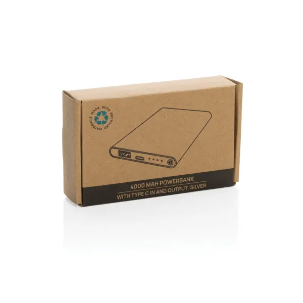 Powerbank 4000 mAh in materiali riciclati RCS - Immagine 25