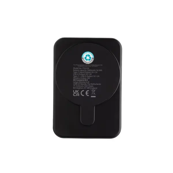 Powerbank magnetica Stellar 5000 mAh 5W in rABS RCS - Immagine 7