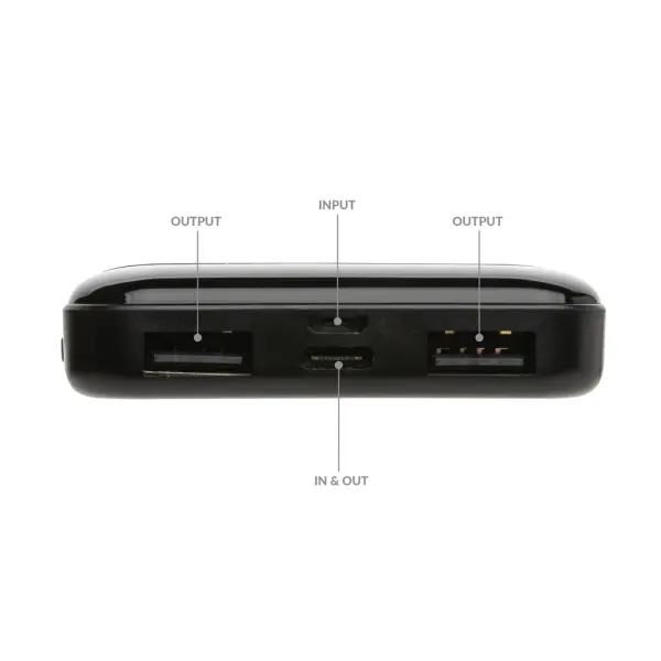 Powerbank da 5.000 mAh in plastica riciclata RCS - Immagine 6