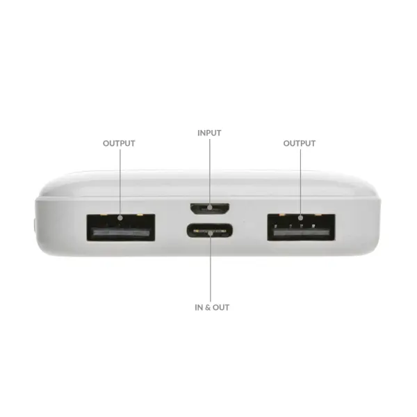Powerbank da 5.000 mAh in plastica riciclata RCS - Immagine 17