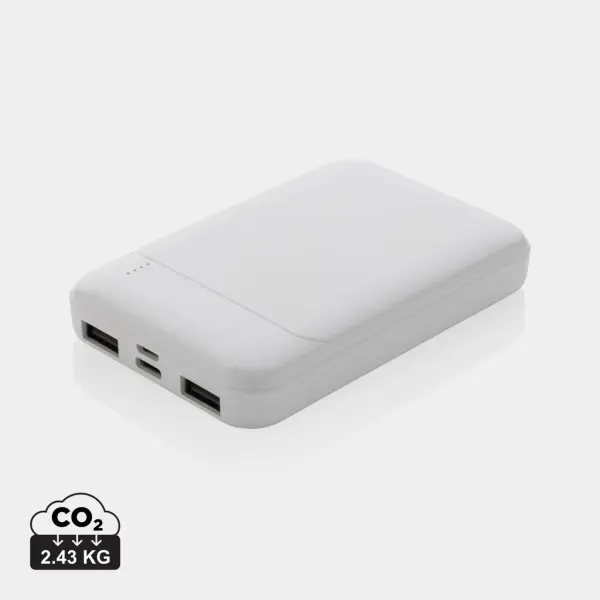 Powerbank da 5.000 mAh in plastica riciclata RCS - Immagine 11