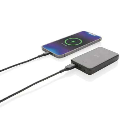 Powerbank wireless 5W da 5.000 mAh in plastica riciclata RCS - Immagine 4