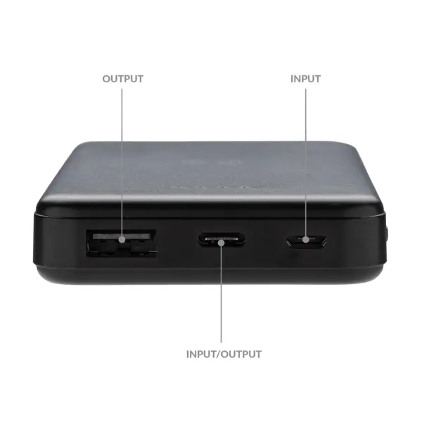 Powerbank wireless 5W da 5.000 mAh in plastica riciclata RCS - Immagine 6