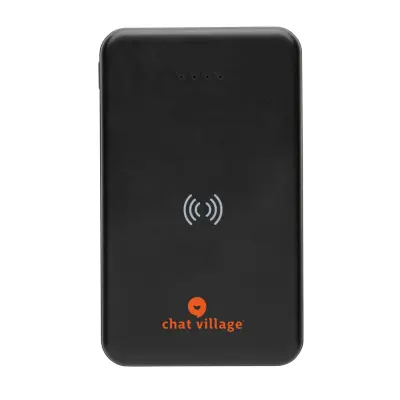 Powerbank wireless 5W da 5.000 mAh in plastica riciclata RCS - Immagine 9