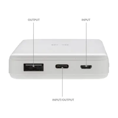 Powerbank wireless 5W da 5.000 mAh in plastica riciclata RCS - Immagine 18