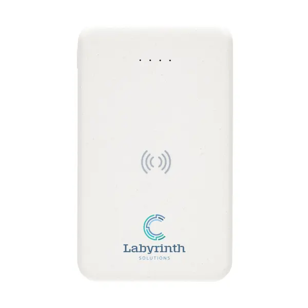Powerbank wireless 5W da 5.000 mAh in plastica riciclata RCS - Immagine 21