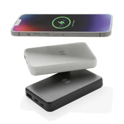Powerbank wireless 5W da 5.000 mAh in plastica riciclata RCS - Immagine 22